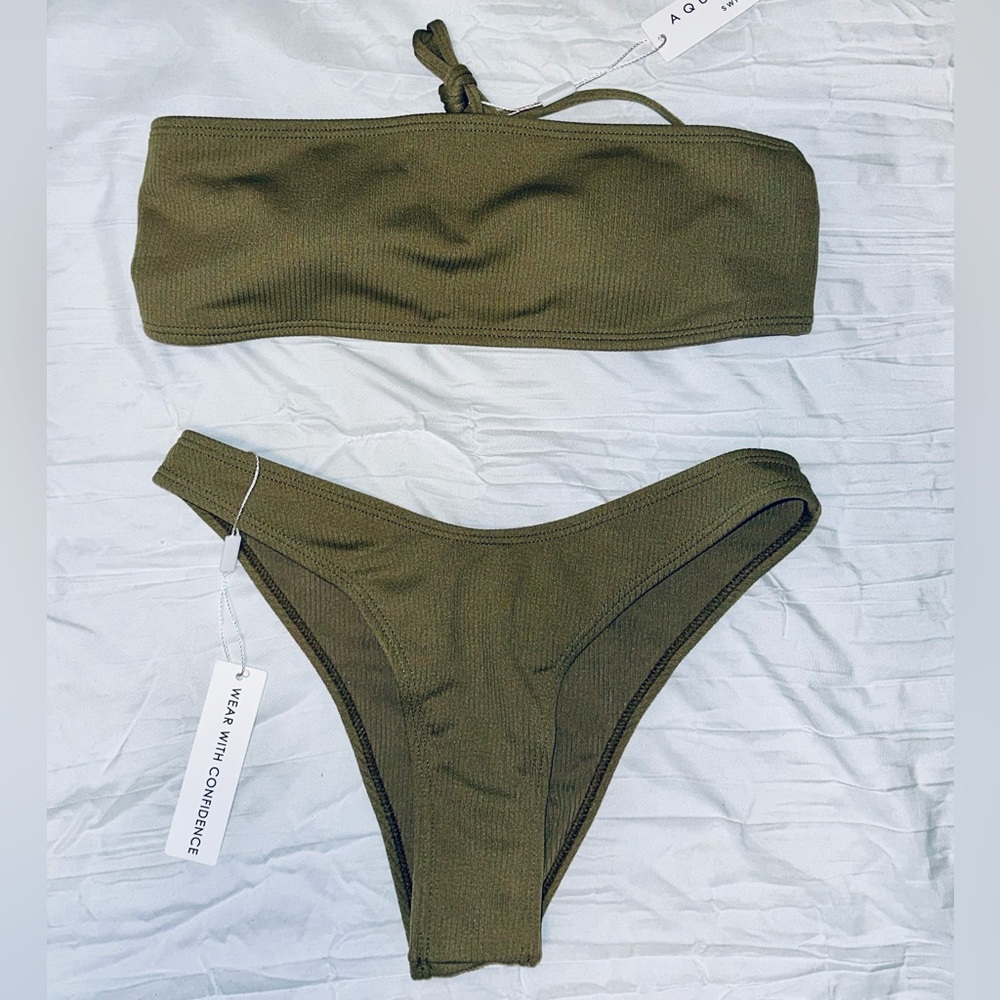 Aquatropic “Recife” strapless bikini set